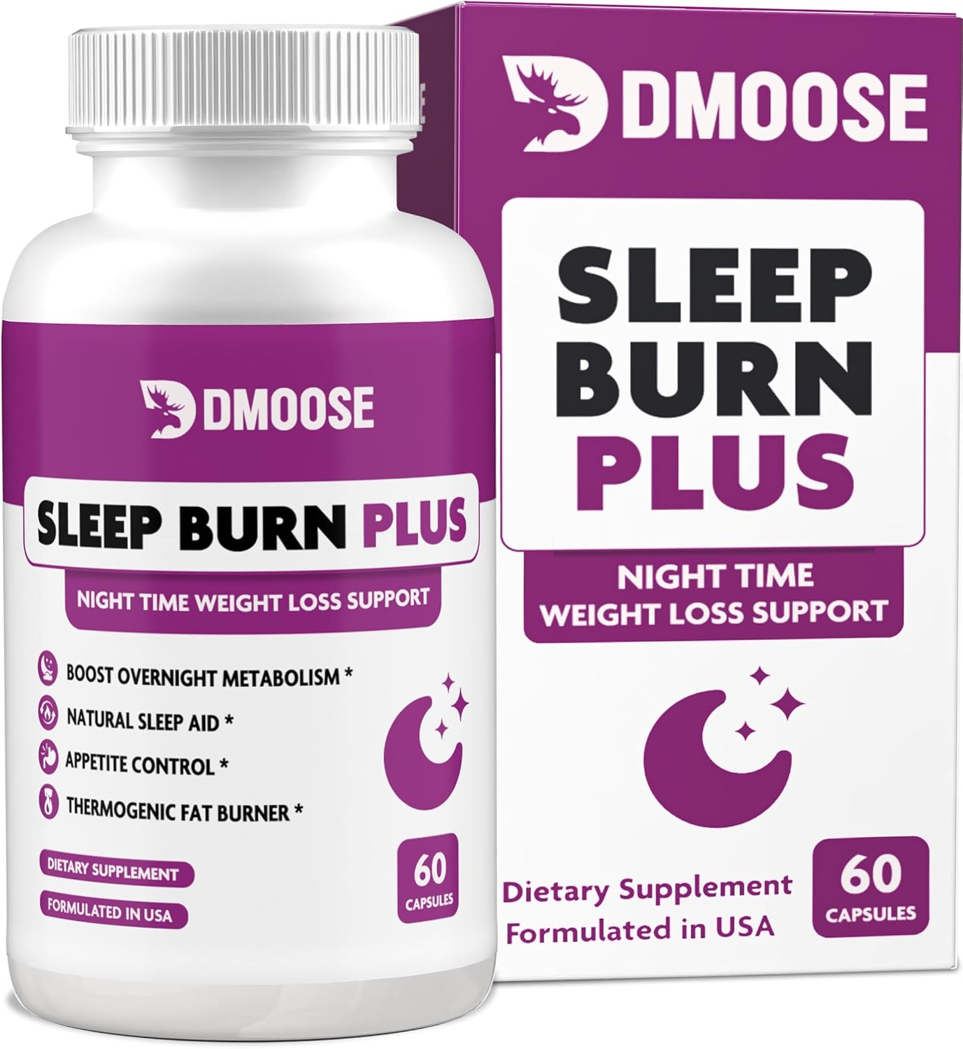 DMoose Night Time Fat Burner for Women &...