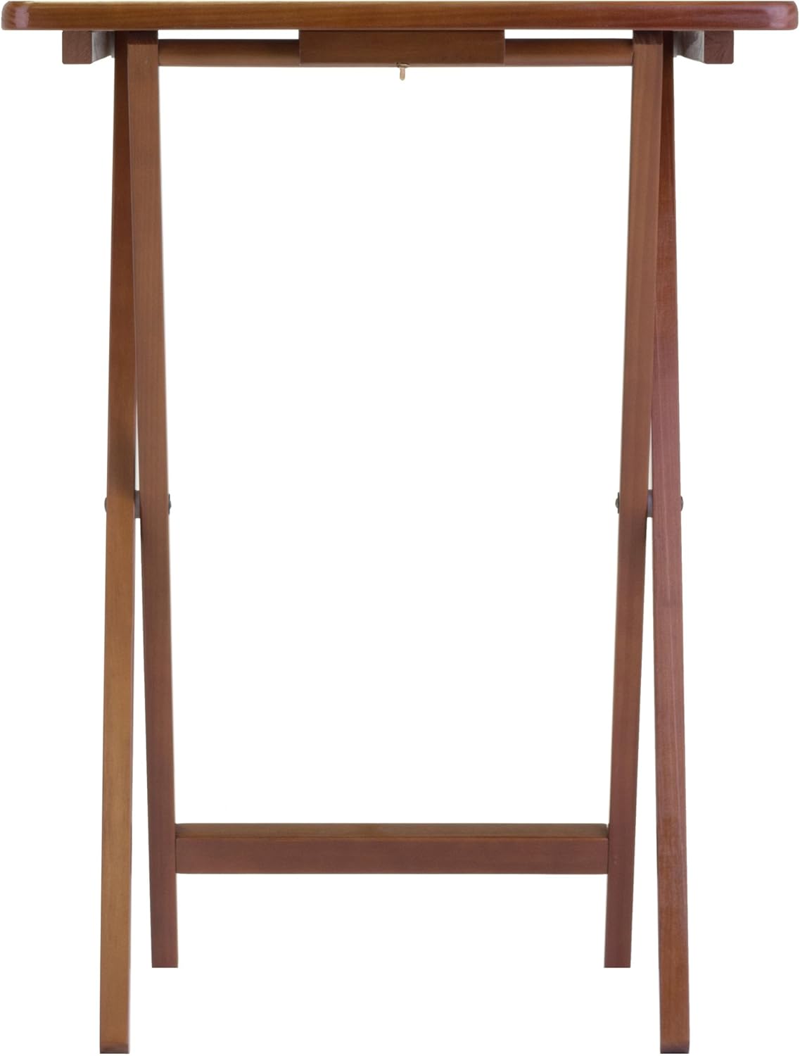 Winsome Alex 5-PC Set Snack Table, Walnut : Home & Kitchen