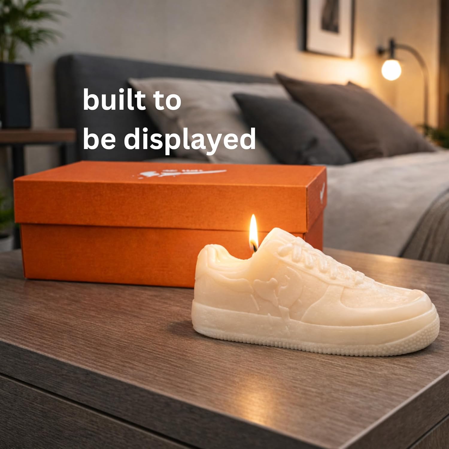 Sneaker Candle in GiftBox - Air Wax - Easter Gifts for Teen Boys - Sneakerhead Gift - Hypebeast Gift - Birthday Gifts for Teenage Boys - Sneaker Lover Candle for Men - Hype Beast Decor