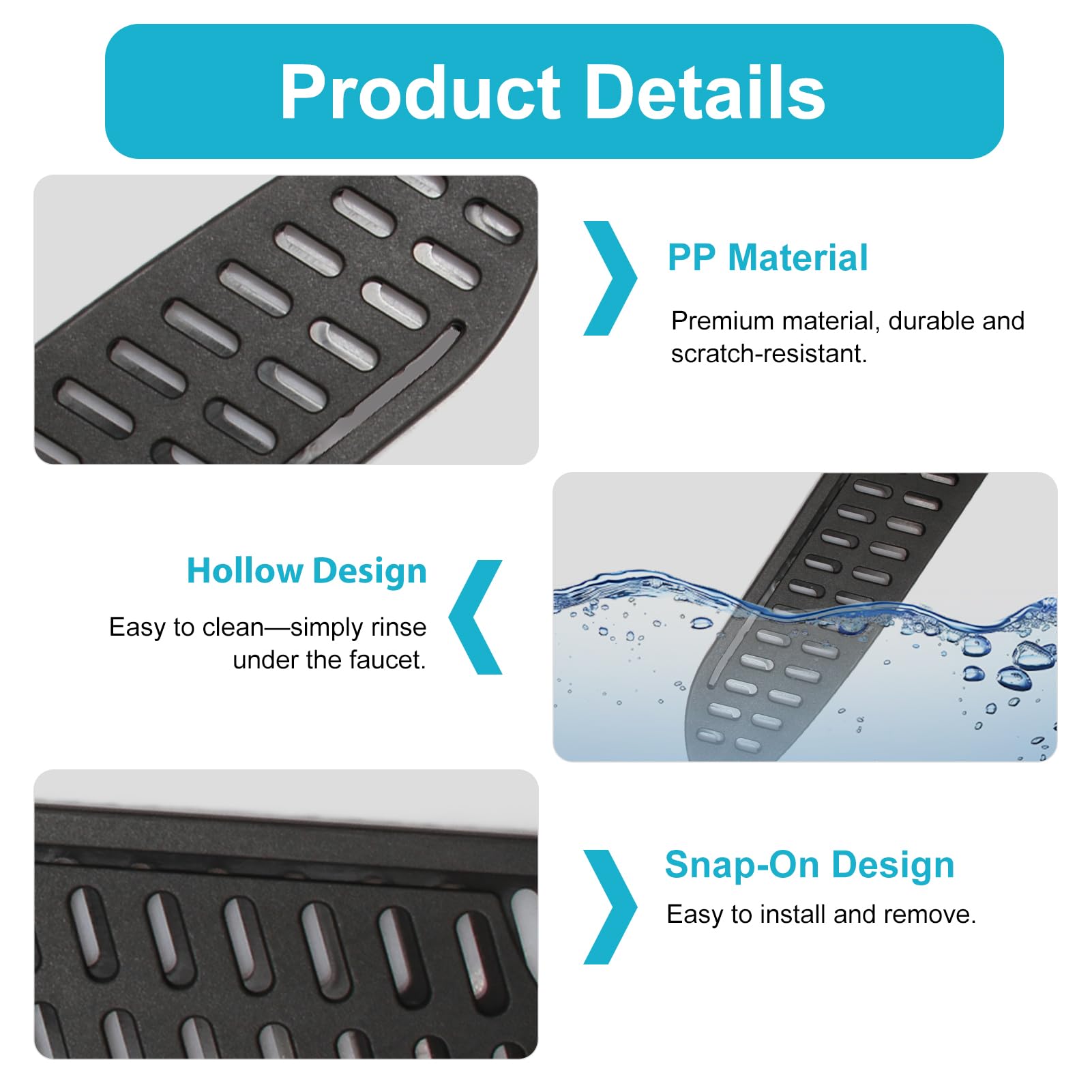 8 Piezas Funda Cuchillos, Protectora de Cuchillo, Universal Protector de Cuchilla, Varios Modelos Protectora de Cuchillo, Diseño Ahuecado, Adecuado para Varias Herramientas de Corte