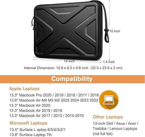 Miniatura 2 de SITHON Funda rígida para laptop MacBook Pro 2021 de 14 pulgadas, MacBook AirPro M2 M1 de 13.3 pulgadas, iPad Pro 2022 de 12.9 pulgadas, Surface Pro