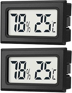 Mini Digitale Thermometer-Hygrometer 2er-Set