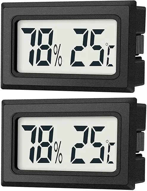 Digital Hygrometer Terrarium: Mini Thermometer Set for Indoor Humidity & Temperature