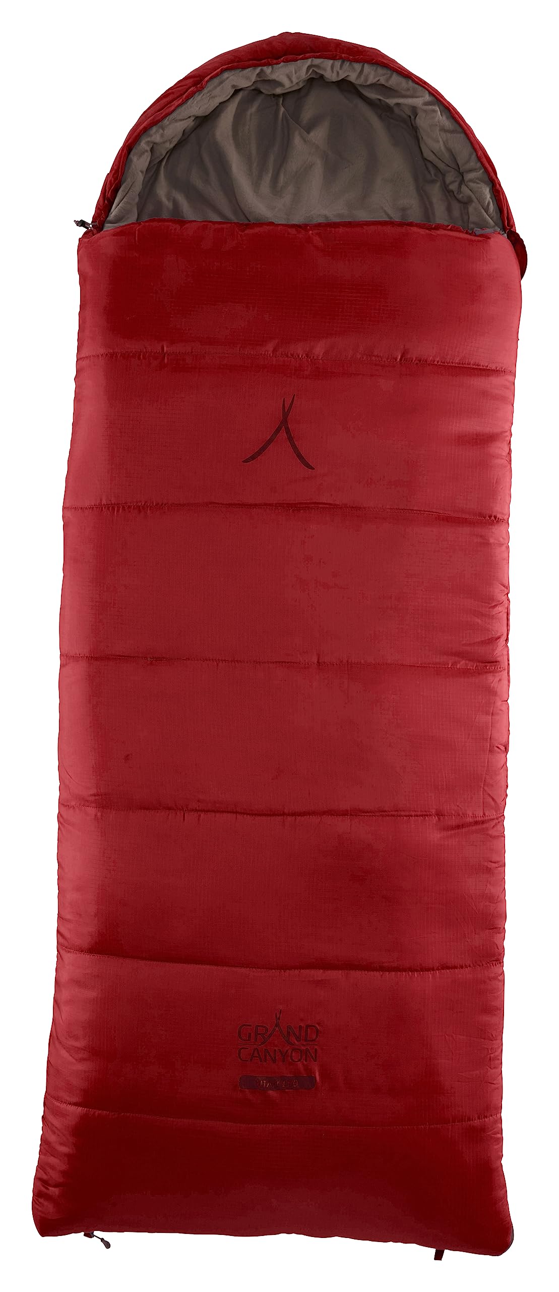 Grand Canyon UTAH 150 KIDS Blanket Sleeping Bag - Premium sleeping bag for outdoor camping - for kids - Red Dahlia