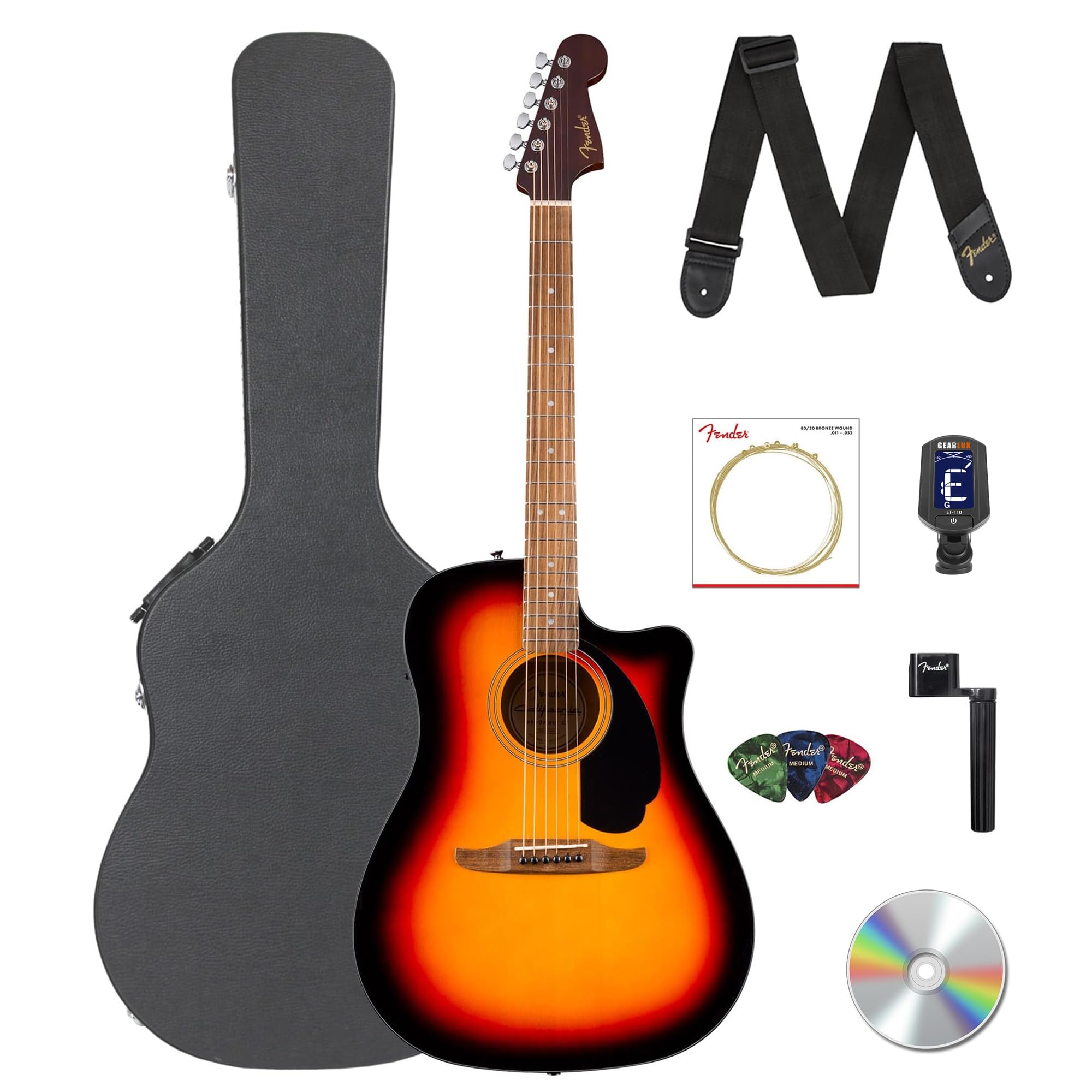 Amazon.com: Fender California Standard Redondo CE Acoustic