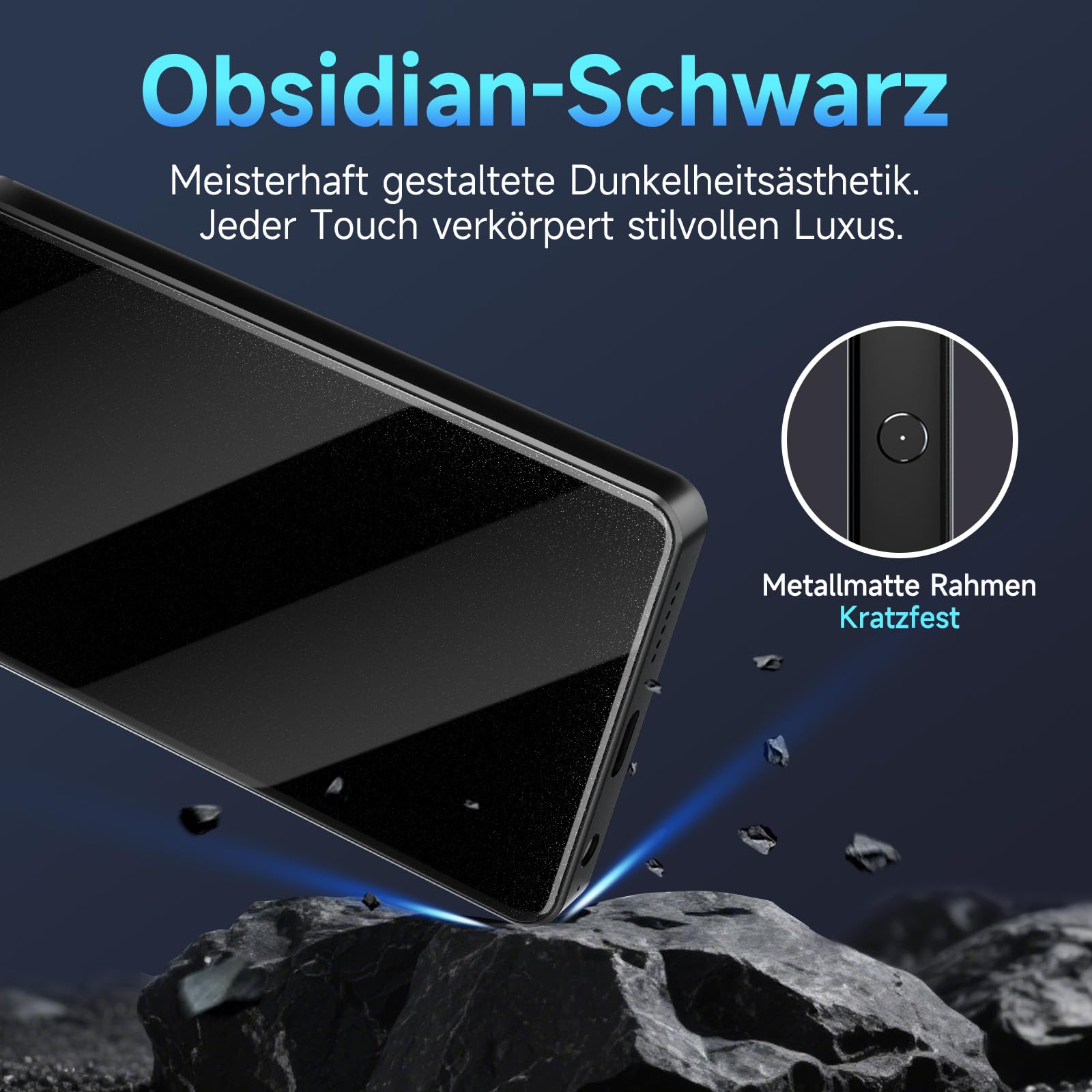 PECSU Android 14 MP3-Player mit Spotify, Play Store, Amazon Music, Audible, Libby, 4-Zoll-Touchscreen-MP4-Musikplayer für Kinder mit Kindersicherung, Augenschutzmodus, 2000mAh (Schwarz)