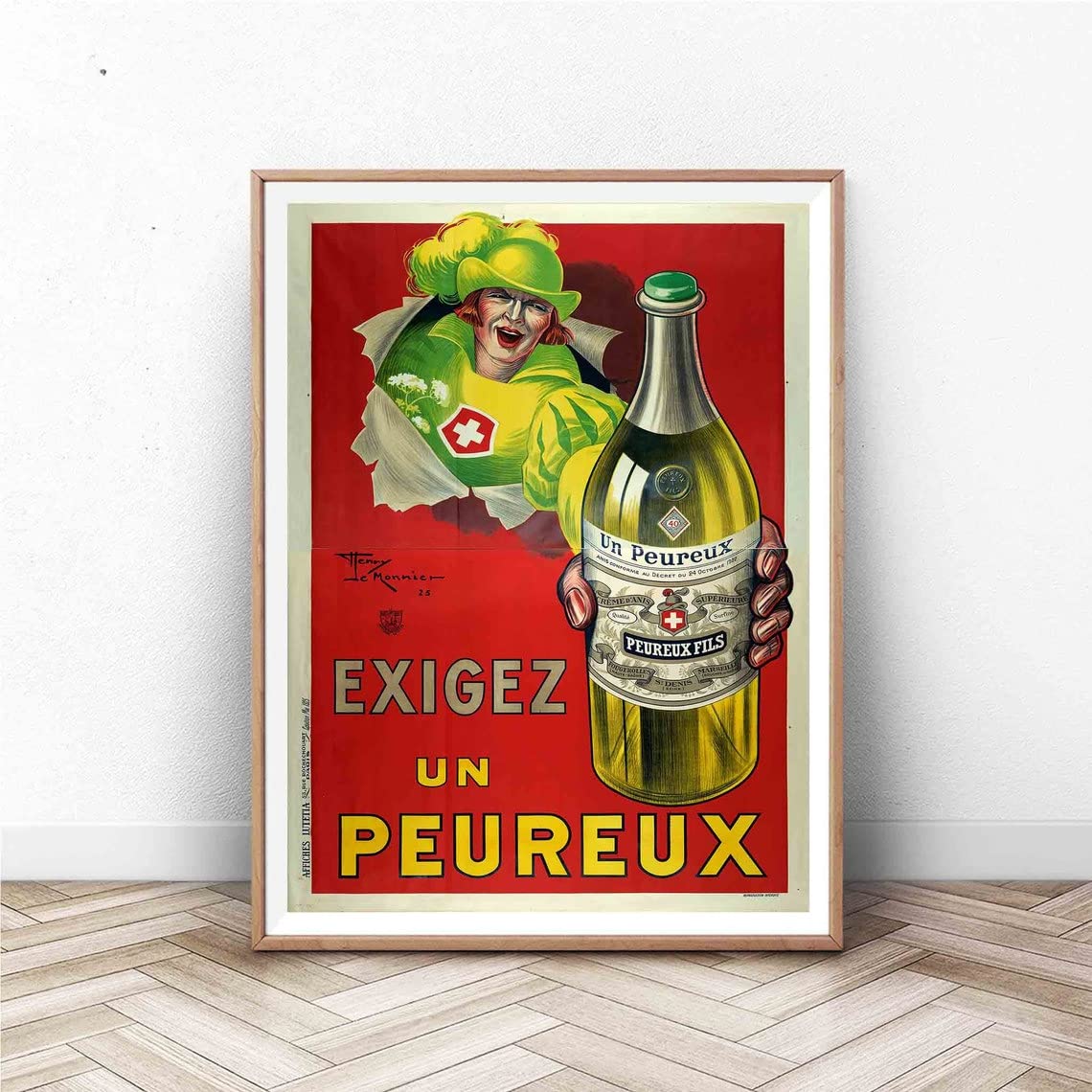 ⭐️【全国送料無料】USA ビンテージ　ポスター　ガラス　フレーム　バー　パブ　酒 ⭐️【全国送料無料】USA ビンテージポスターガラスフレームバーパブ酒