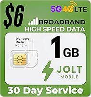 Vista 12 de JOLT - Tarjeta SIM de datos para 30 días, 15 GB de alta velocidad, 5G 4G LTE, compatible con redes nacionales para seguridad desbloqueada, cámaras