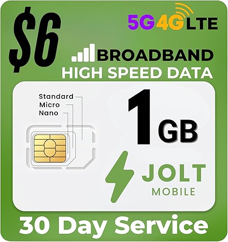 Miniatura 10 de Tarjeta SIM de datos prepagada, alta velocidad, 5G 4G LTE, red nacional de AT&T, solo plan de datos, servicio de Internet, sin contrato. para GPS,