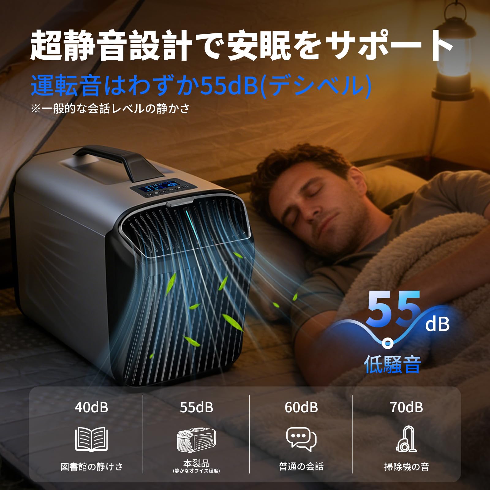 Amazon | ポータブルエアコン 5200BTU 移動式スポットクーラー AC100V