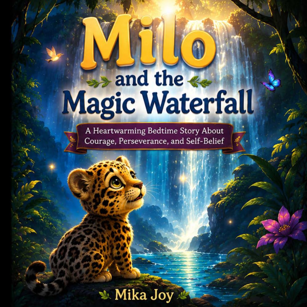 Milo and the Magic Waterfall: A Heartwarming Bedtime Story About Courage, Perseverance, and Self-Belief