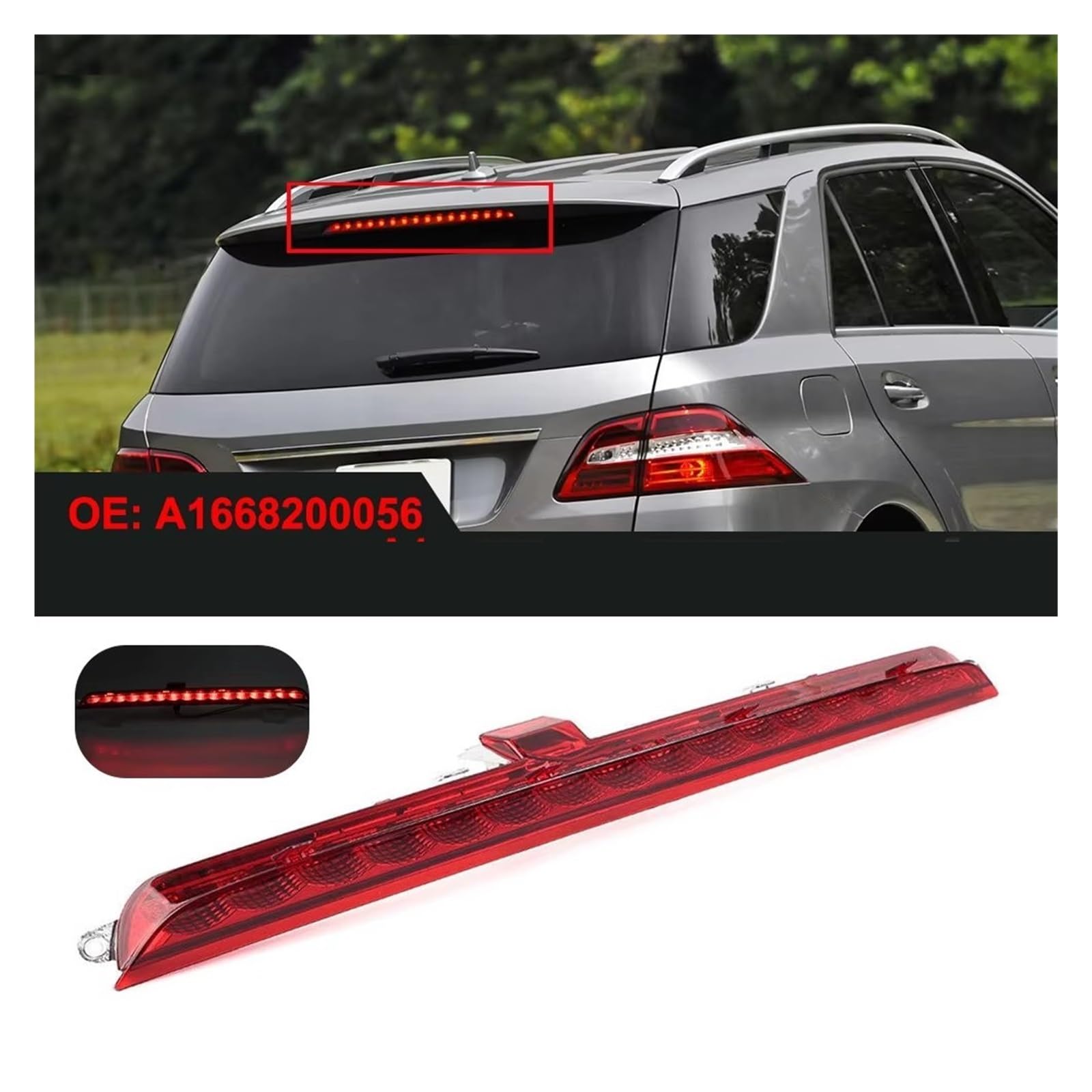 Luce di Stop Posteriore, Terza Luce di Stop Posteriore, per Benz, Classe W166, ML, luci di parcheggio per Auto, luci di Segnalazione, avvisi di parcheggio