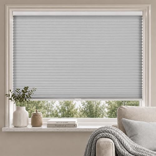 MYshade Cordless Light Filtering Cellular Shades for Indoor Windows, Honeycomb