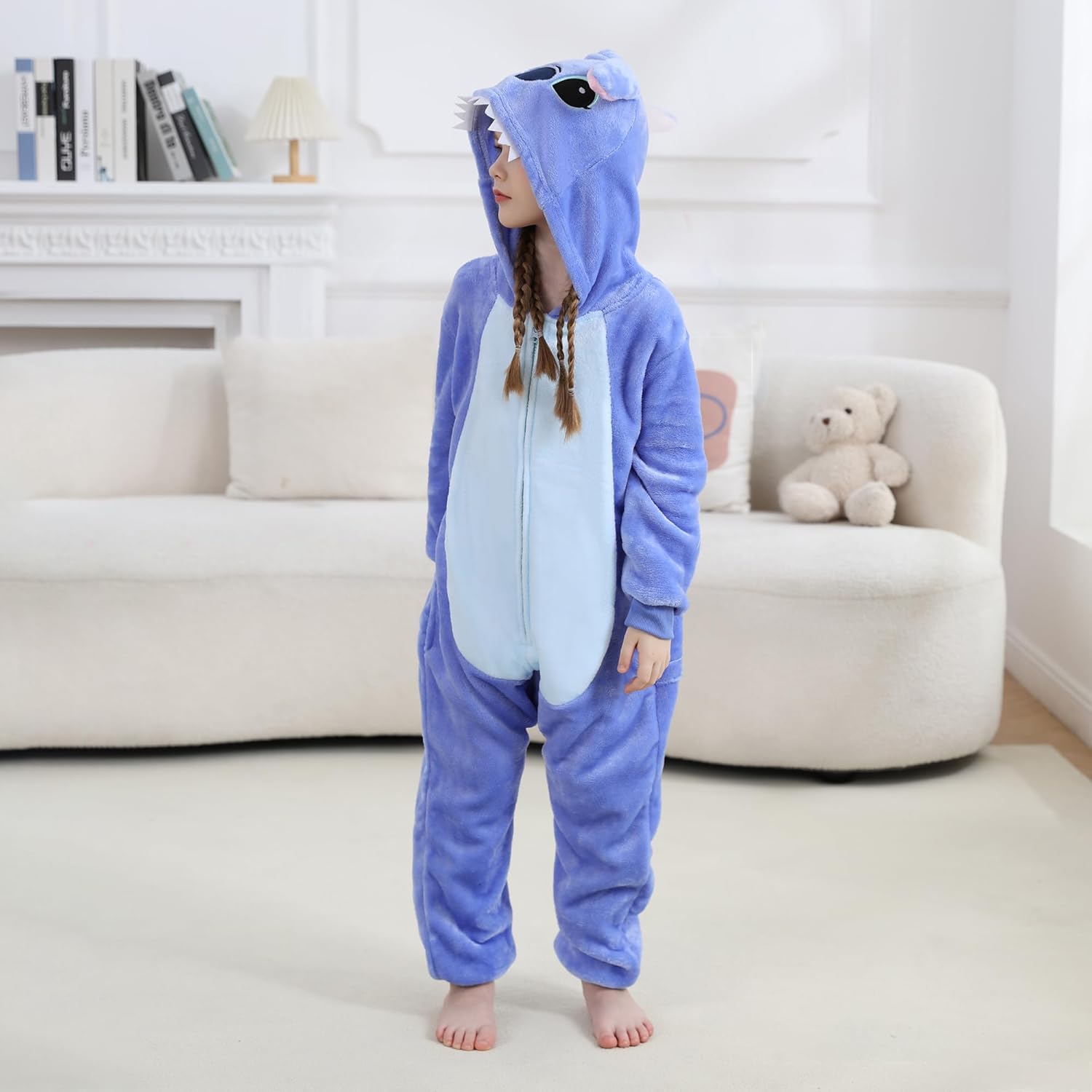 Unisex Children Animal Onesie, Halloween Costume Christmas Pajamas For Girls and Boys 4-13Y - Image 4