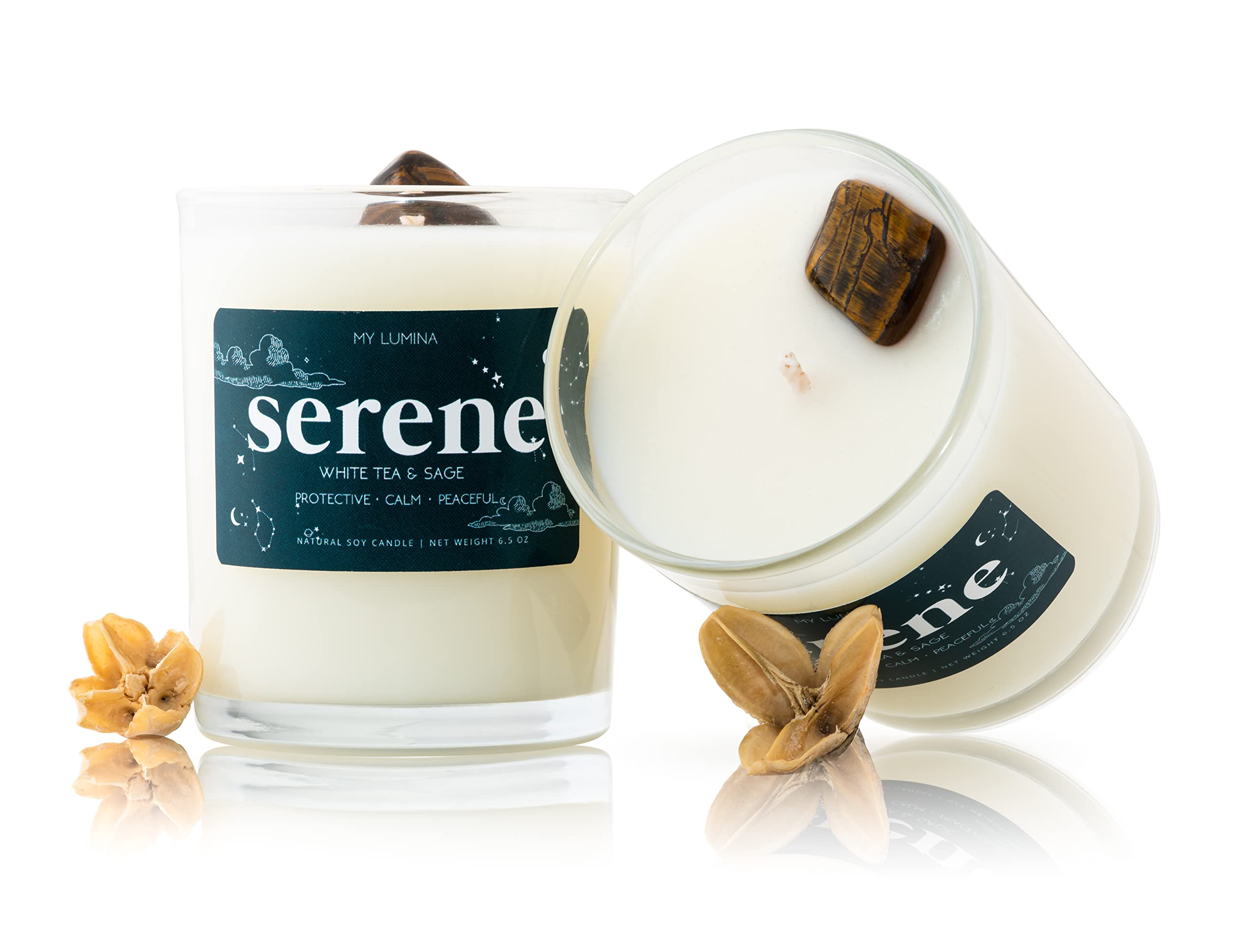 My LuminaSerene Candle