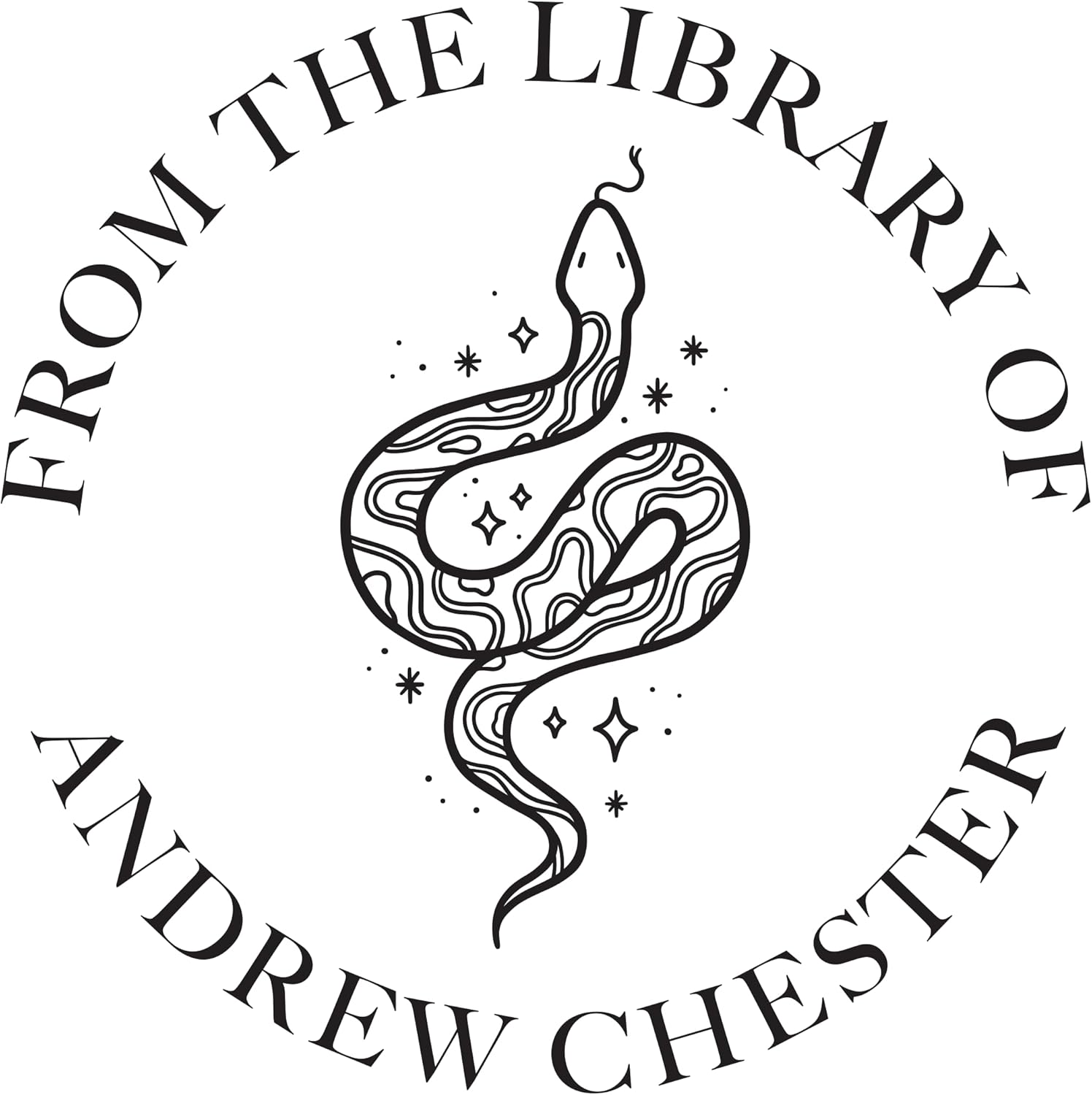 Personalized Book Embosser, Custom Round Library Ex Libris Wood Stamp, Gift for Book Lover | Wooden or Self Inking (Cat)