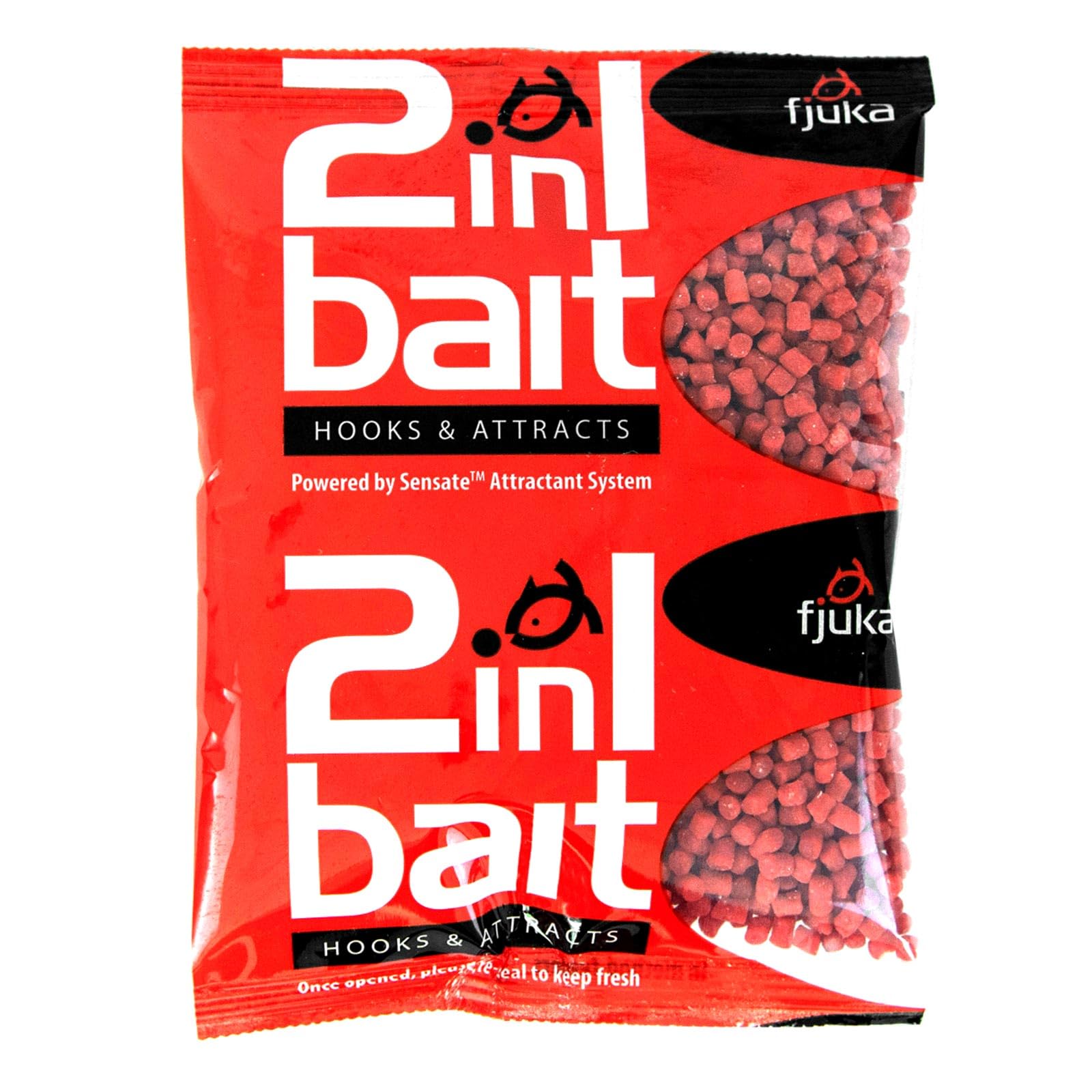 Fjuka Micros 2in1 Bait, 3 mm pellet size, Red