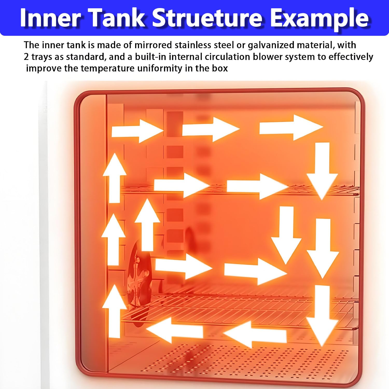 Horno de secado por chorro de temperatura constante de 15 l/40 l, horno de secado al vacío con control de temperatura, temporizador y revestimiento galvanizado, para el secado de artículos. 15L