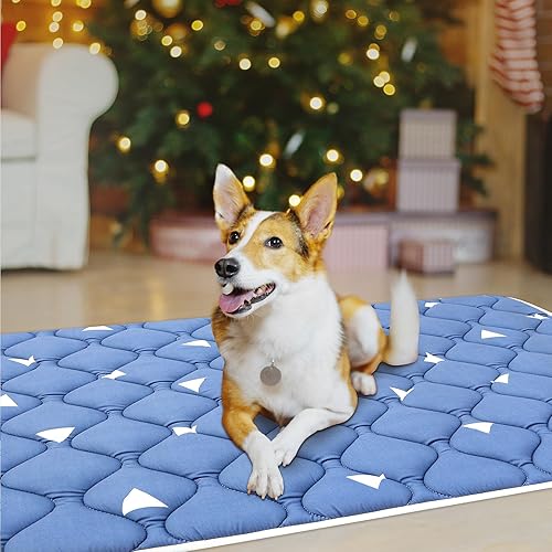 Miniatura 5 de Tapete para jaula de perro, ultra suave, para dormir con parte inferior antideslizante, lavable para perros grandes, medianos y pequeños, con