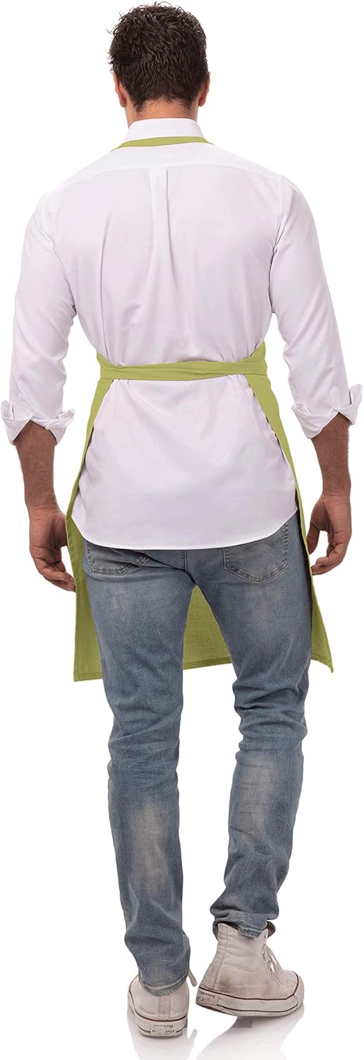 Chef Works Unisex-Adult's Butcher Apron, Navy, OS: Clothing