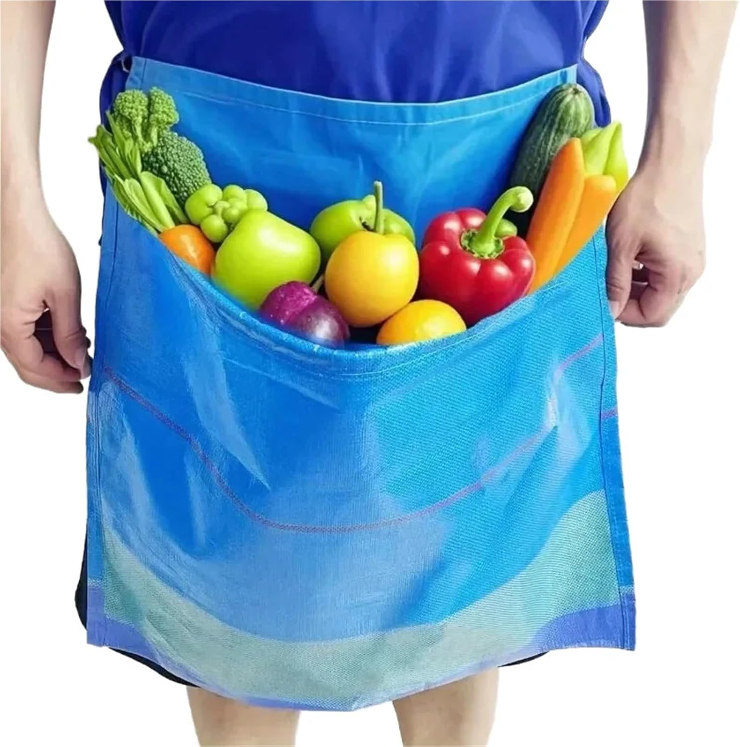 Picking Apron Bag Waterproof Breathable Mesh Fruit Pouch Oxford Cloth Waist For Tea Harvesting For Outdoor