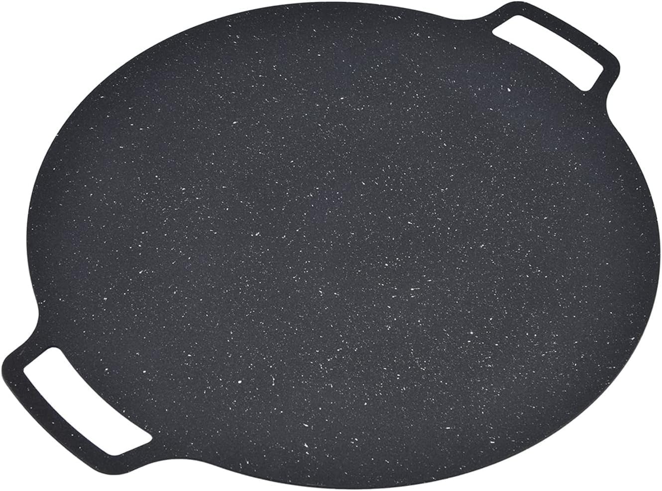 Pre-Seasoned Cast Iron Tawa, Non-Stick Grill & Dosa Pan for Even Cooking, Multipurpose Flat Pan for BBQ, Pizza, Pancakes & More, Durable, Fast-Heating Cookware for All Stoves