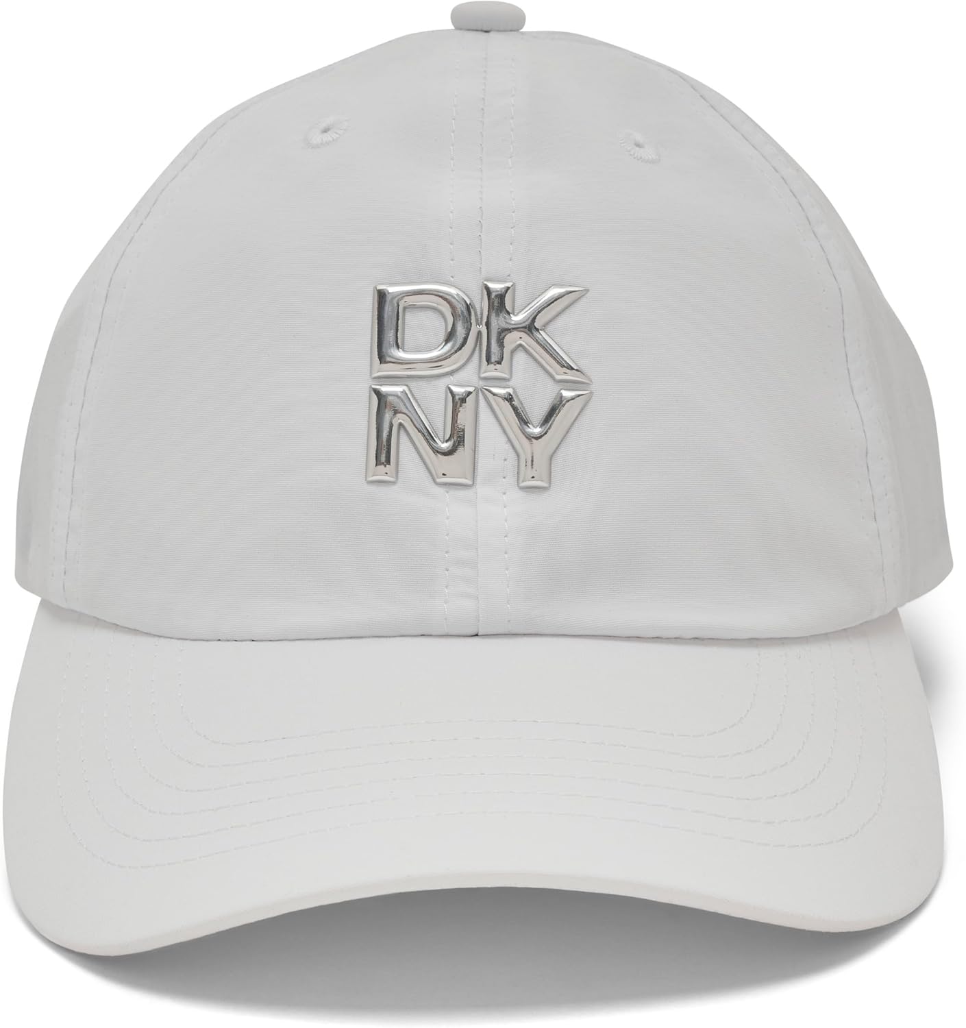 DKNY Women's Metallic Logo Baseball Hat