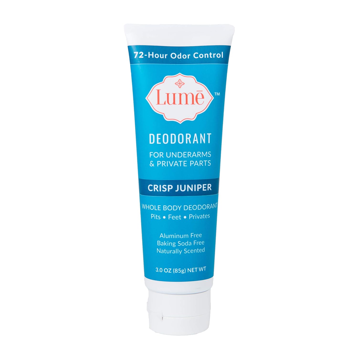 Lume Deodorant For Underarms & Private Parts 3oz Tube (Crisp Juniper)