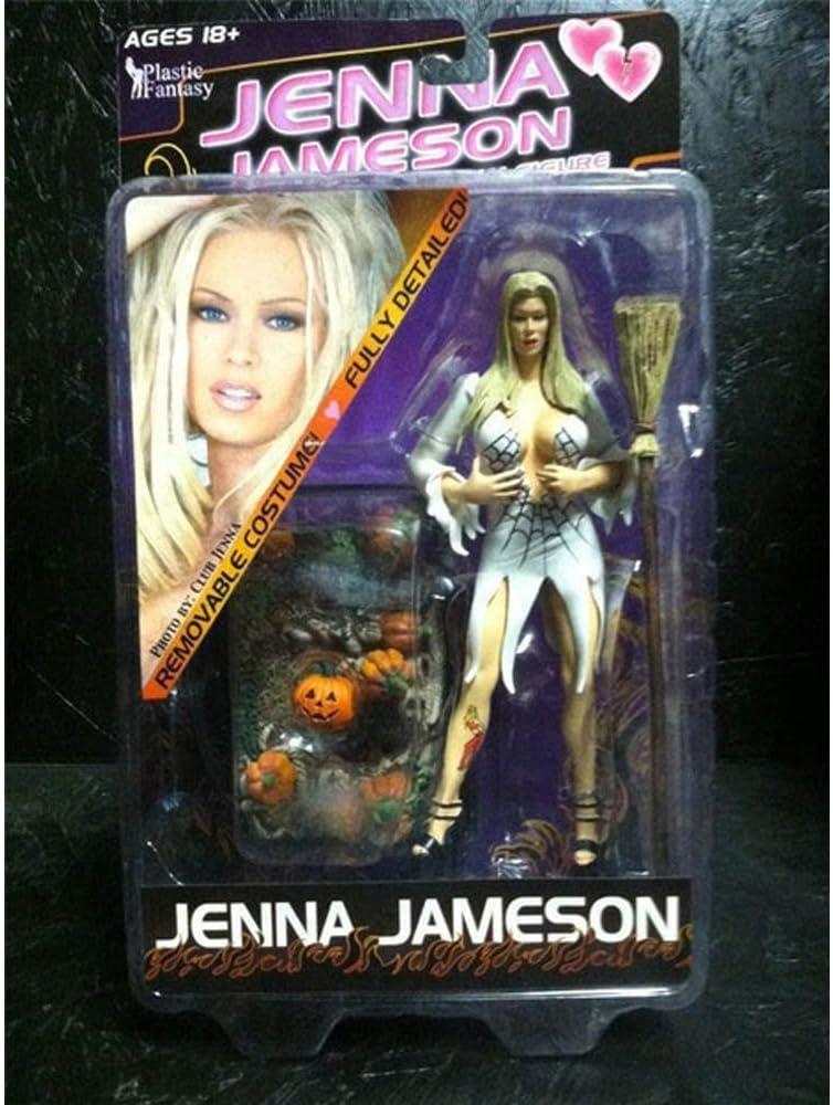 Jenna Jameson White Spider Web Witch Dress Halloween Edition 7.5" Action Figure