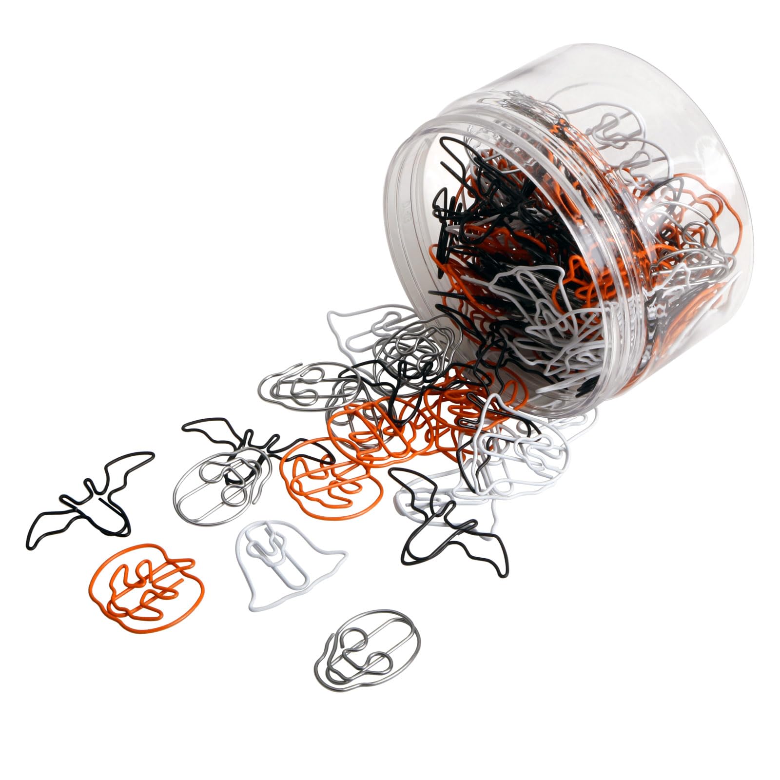 Büroklammern mit Halloween-Motiv (120 Stück)