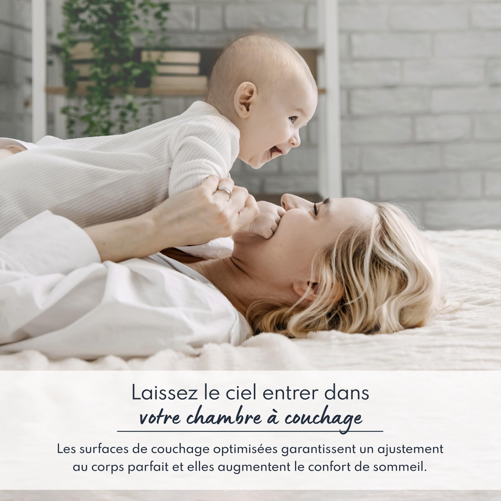 FDM Paulo Matelas 90x200 cm Mousse à Mémoire de Forme avec Couche de Sarrasin Naturel Épaisseur 16 cm Fermeté H3 Matelas à Deux Faces 7 Zones de Confort Housse Lavable Oeko-TEX Hypoallergénique
