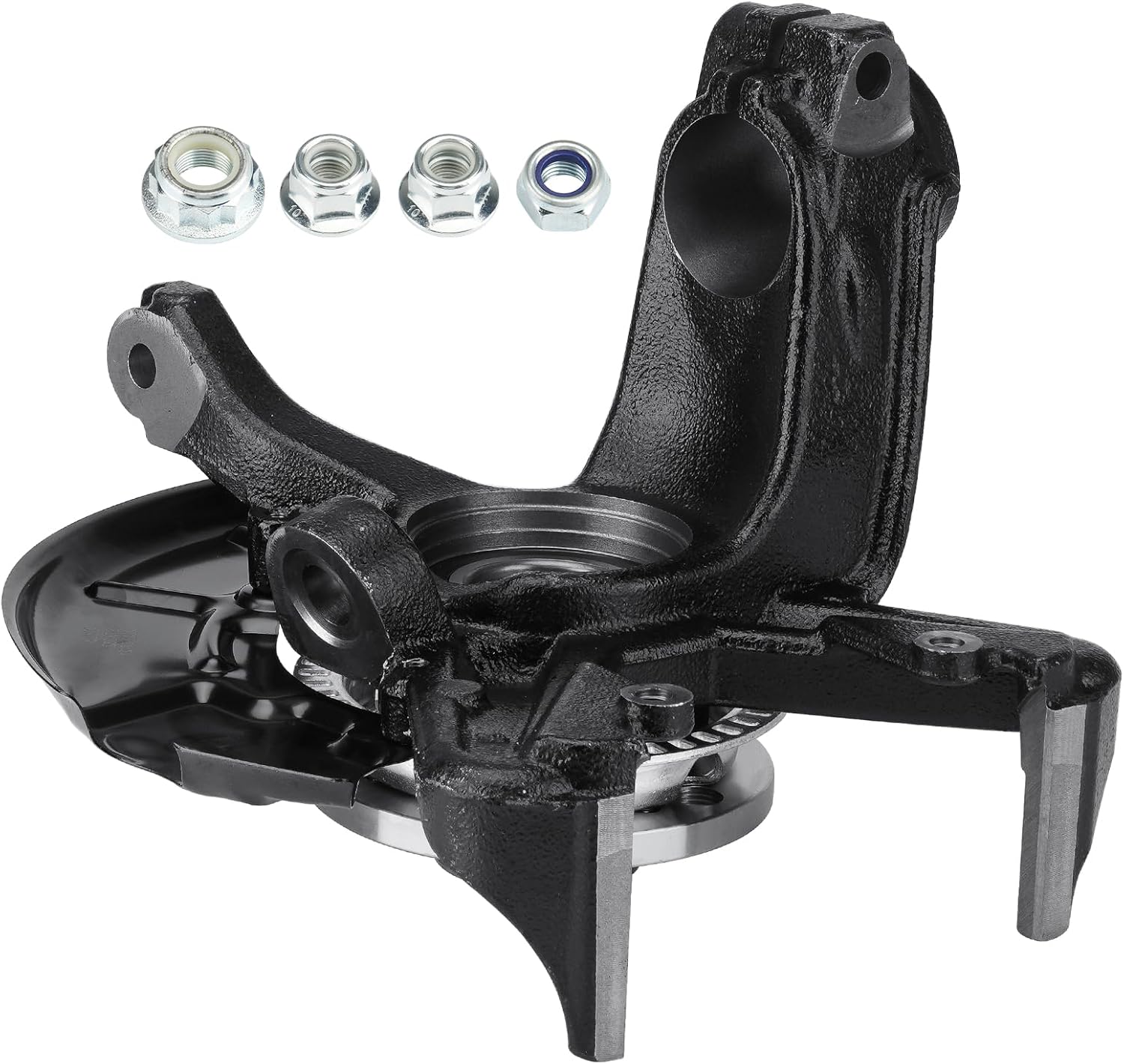 Front Steering Knuckle & Wheel Bearing Hub Assembly for Volkswagen Beetle 1998-2010, for Golf 1999-2006 2010, for Jetta 1999-2005, 698-374 698374 510003 LK008, Right Passenger Side Front Right