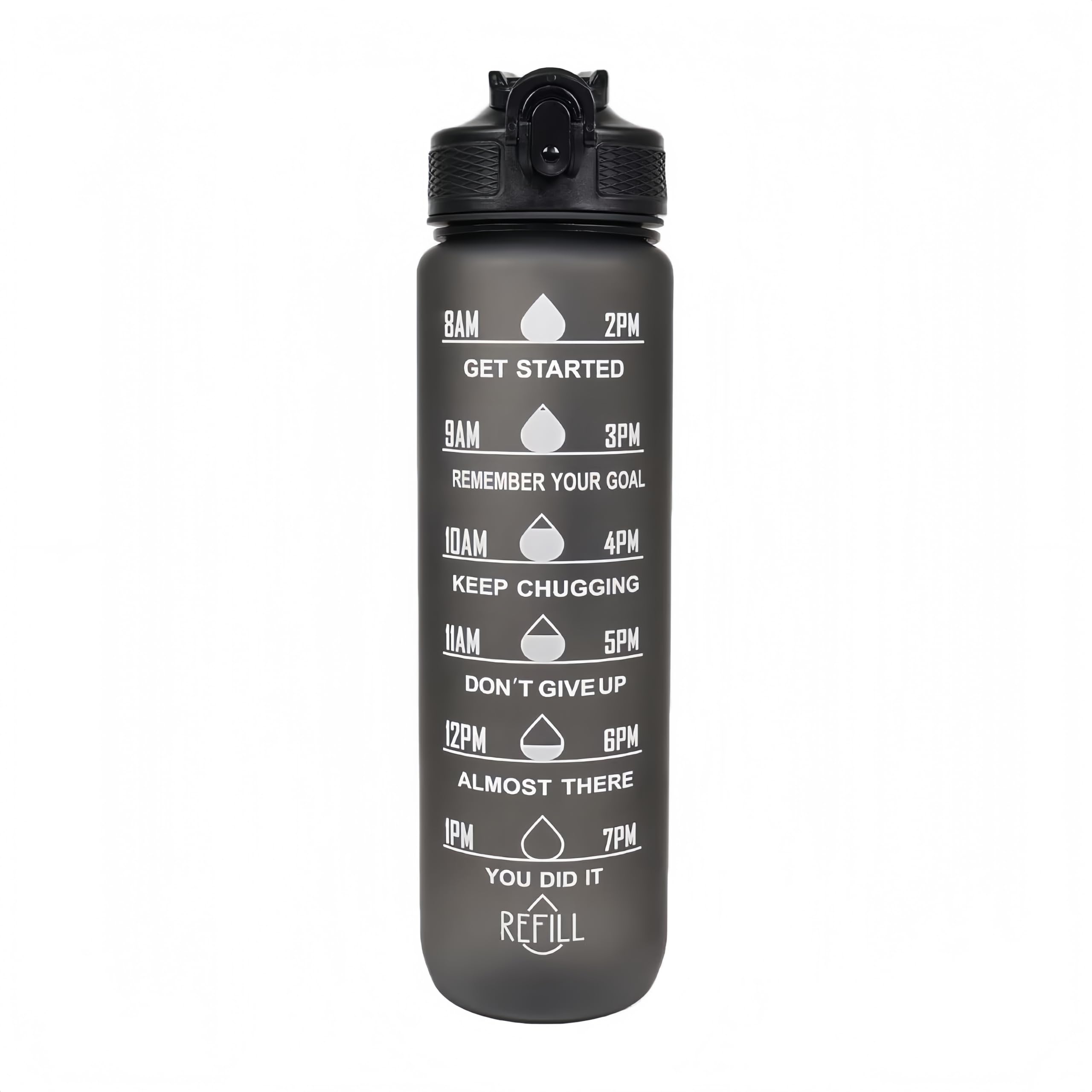 ROSSRORE 33.8OZ Sports Water Bottle, BPA-Free Tritan Plastic with Leak-Proof Lid – Spill-Resistant for Adults & Teens, Ideal for Fitness, Cycling, Football, School – Dishwasher Safe