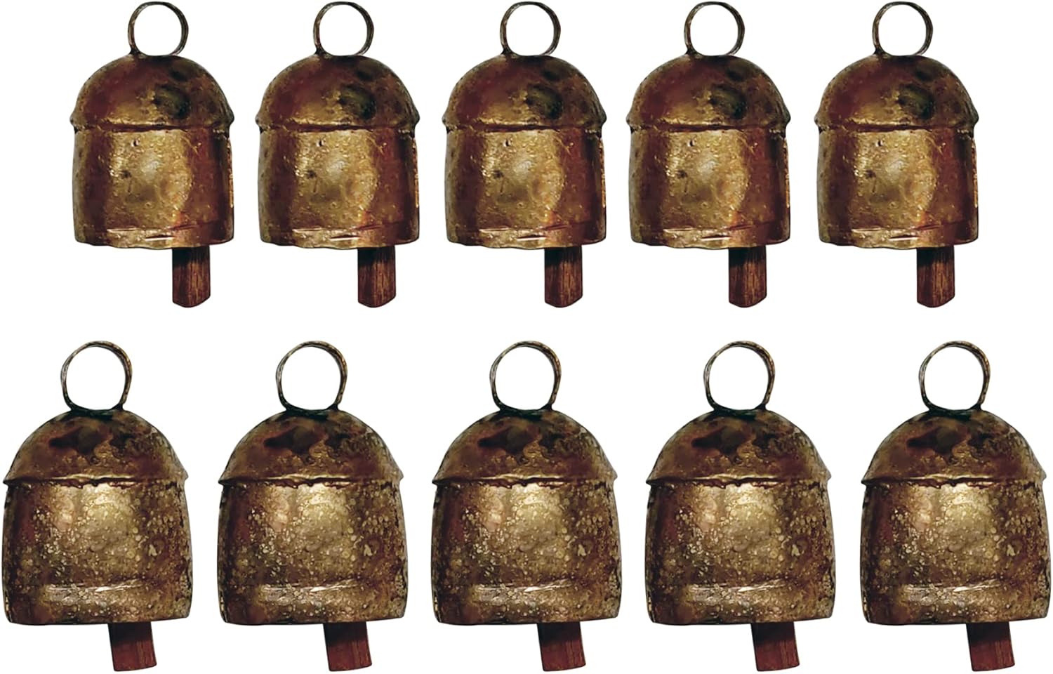 Akatva Christmas Bells for Decoration Cow Bells for