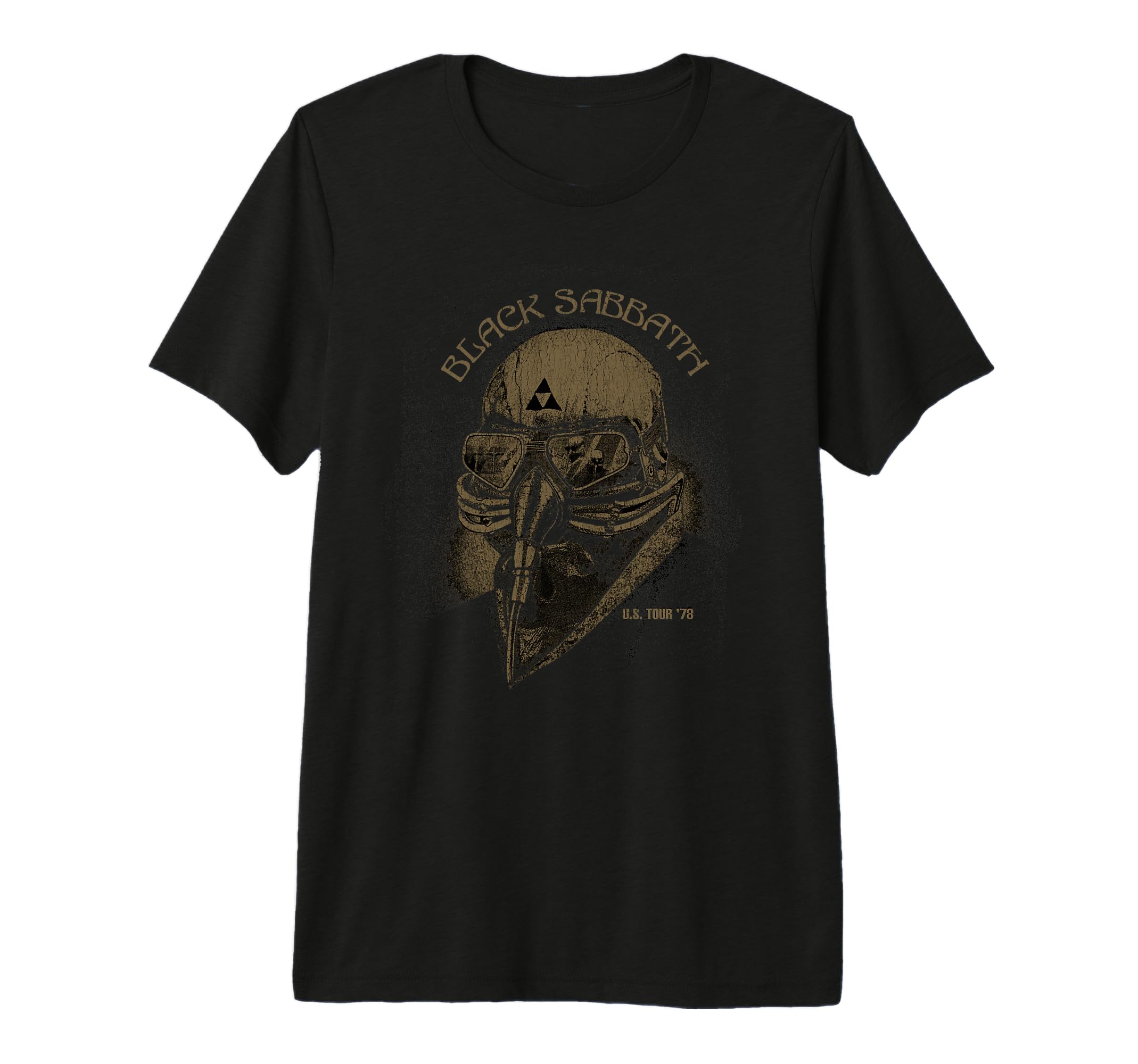 Black Sabbath US Tour 78 Mask T-Shirt Premium Tri-Blend T-Shirt
