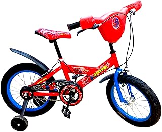 دراجة اطفال اولادي بتنور led وبتعمل موسيقي من فلاش عجلة اطفال 3 الوان ولادي ثلاث مقاسات - الوكيل الرسمي في مصر للمنتج GTG TOYS (احمر, 16 بوصة)