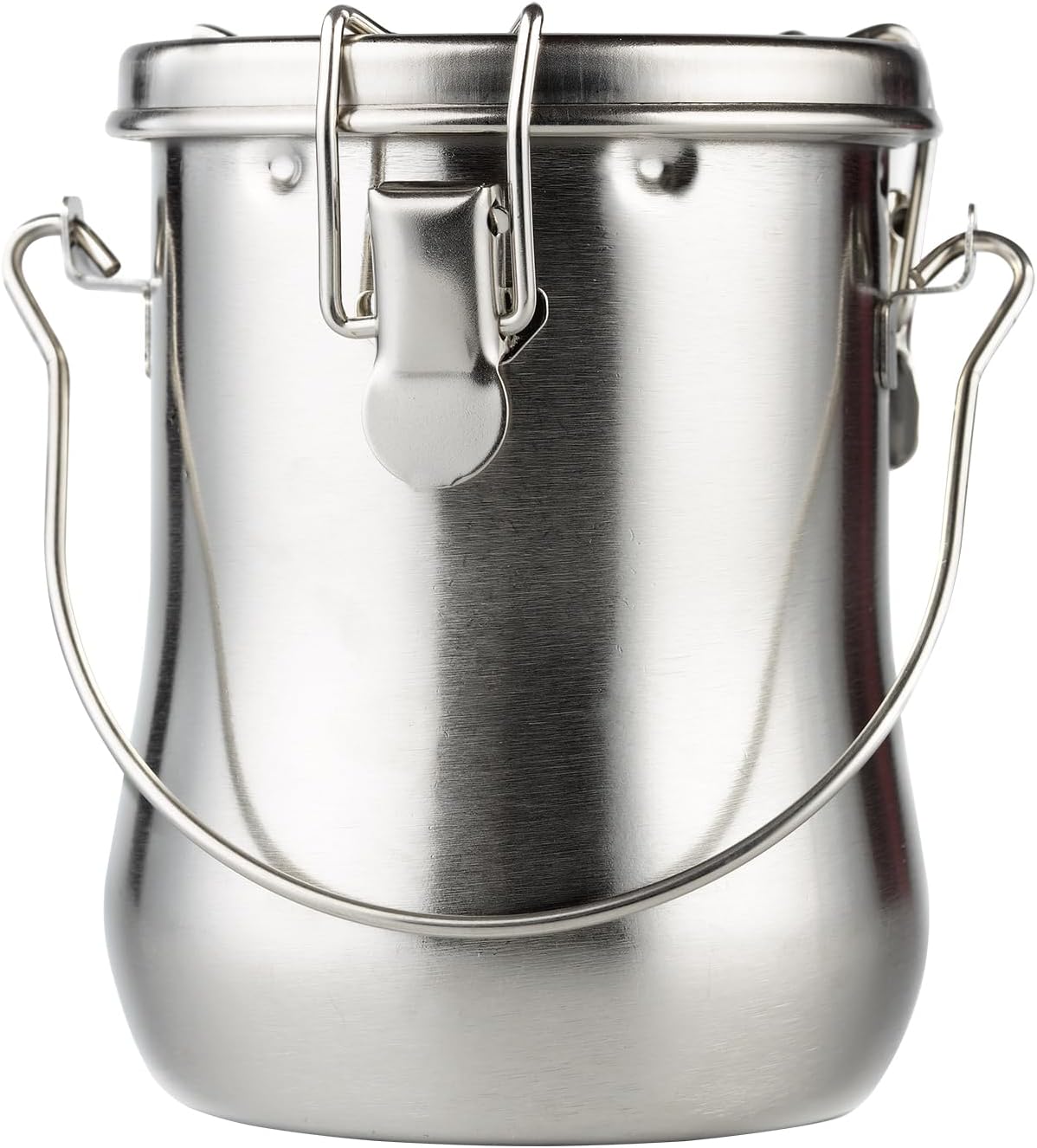 Paint Brush Washer, Stainless Steel Leak-Proof Brush Cleaner with Clip-on Lid and Filter Screen, Great for Oil, Acrylic, Watercolor Painting, 3 1/2" Wide x 4 3/4" Tall