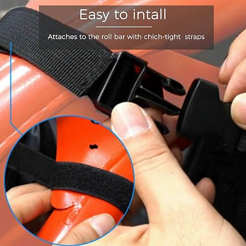 Miniatura 5 de Red para Ventana de ATVUTV Protector de Malla para Jaula Trasera Enrollable + Derecha + Izquierda Cubierta de Red Protectora de Sombra para Ventana