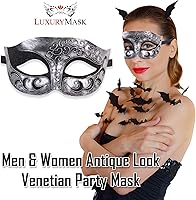 Vista 68 de Máscara de mascarada para hombre, máscara de aspecto antiguo para Halloween, fiesta veneciana, fiesta de máscaras y baile de máscaras