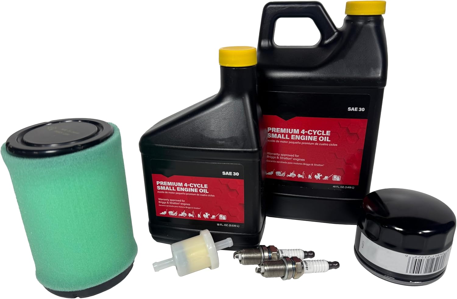 Genuine OEM Maintenance Kit Compatible with Briggs & Stratton 20-27HP V-Twin Riding Mower Engines 84002442