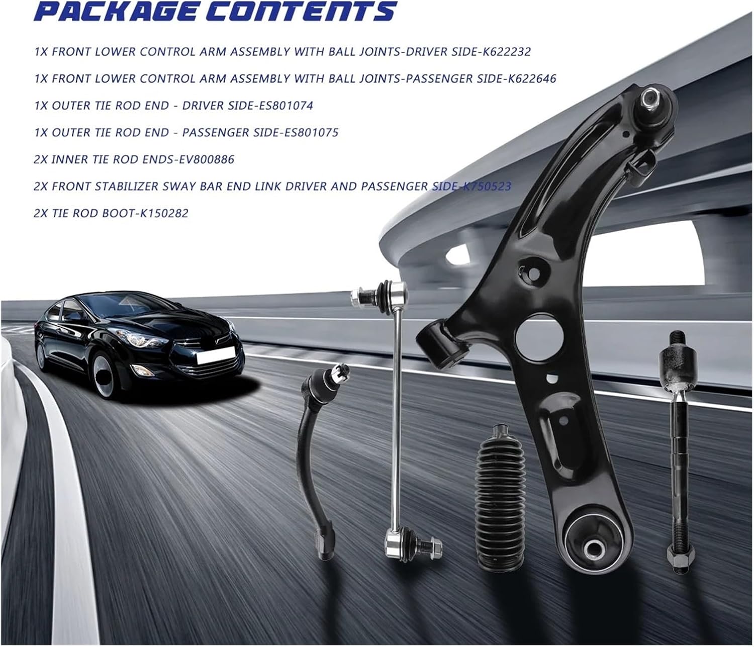 並行輸入品】ステアリング&サスペンションキット LH RH フロント10本セット 00 02 タンドラ用 TRQ Front Steering : 光心名古屋店 - 通販 - Yahoo!ショッピング