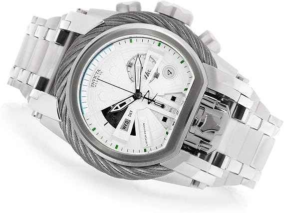 Amazon Invicta スターウォーズ Ltd エド ミレニアム ファルコン メンズ クォーツ 52mm ステンレススチール チタンケース シルバー文字盤 モデル メンズ腕時計 腕時計 通販