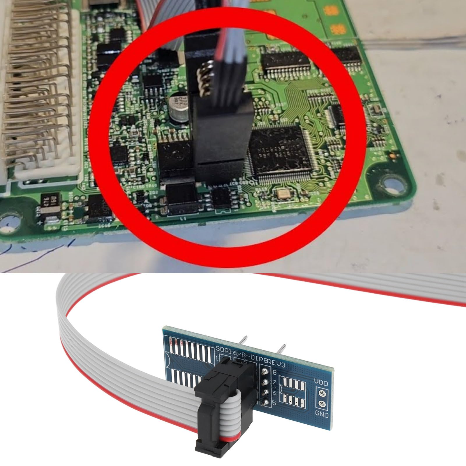 Image secondaire de Adaptateur de Programmation LT Easiyl SOIC16 SOP16 vers DIP8