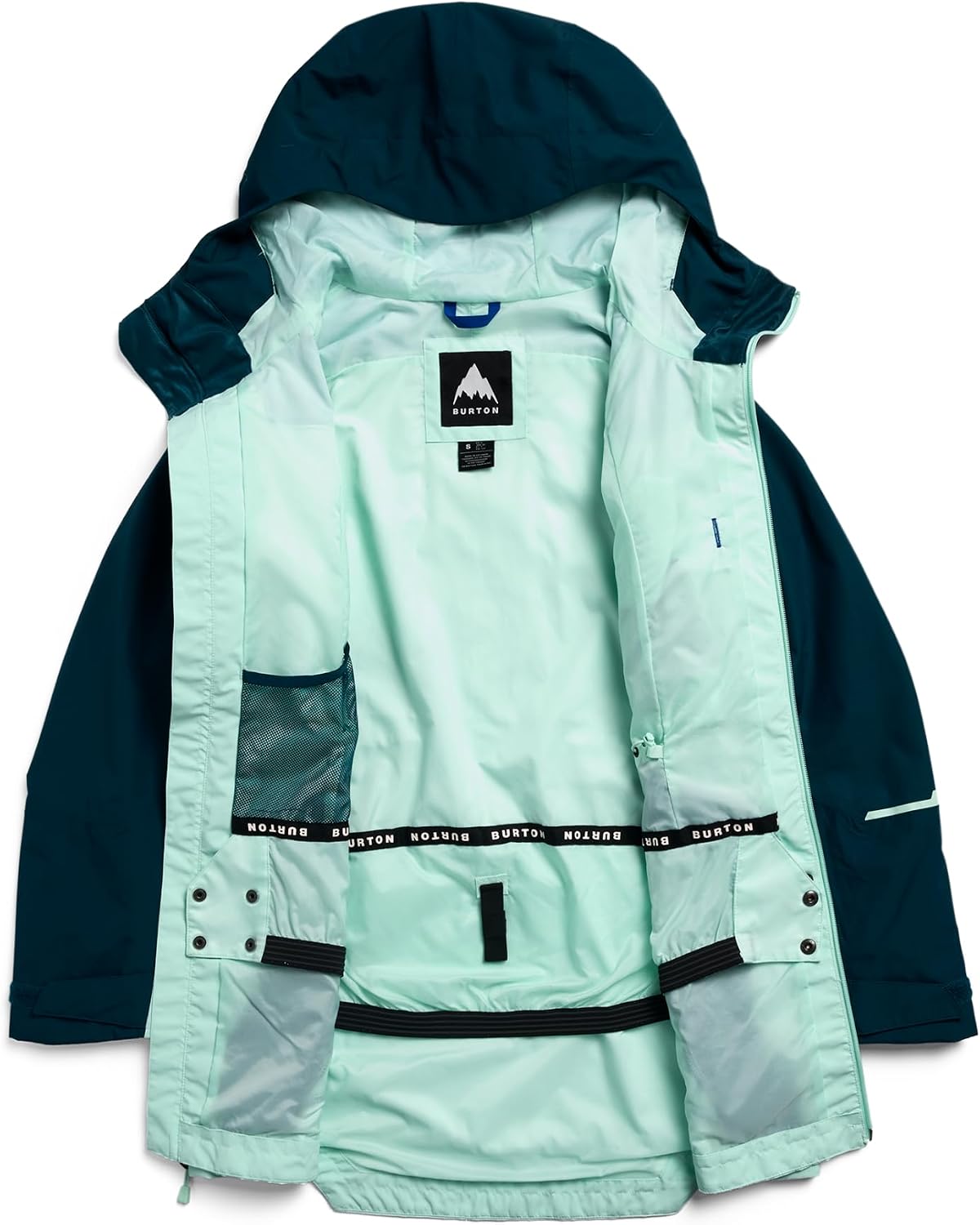 Burton Women's Reserve 2L Jacket, Atlantic Teal/Spring Frost, X-Small