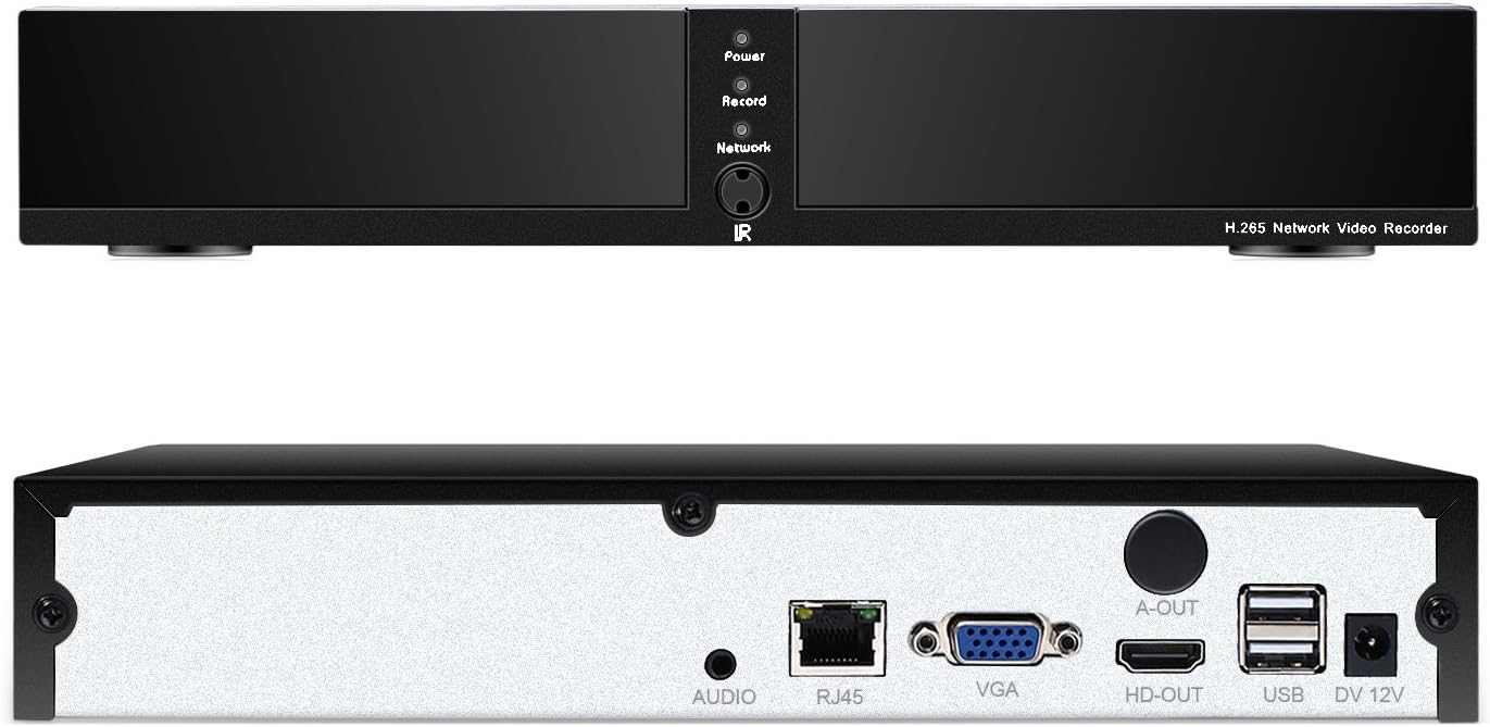 Revotech® - H.265 HD 8 Channel NVR 1080P Network Video Recorder HDMI 8 CH CCTV NVR for IP Camera P2P Cloud System (N1608SF)