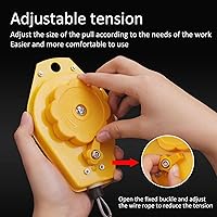 Vista 4 de Balanceador de resorte de 3 a 11.0 lbs de carga retráctil para moldes de automóviles, soldadura de piezas, línea de montaje