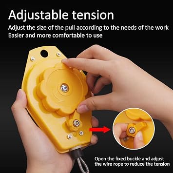 Spring Balancer 3-5kg Load Bearing, Retractable Tool Fixture Holder Hanging with Fittings - Improve Efficiency and Safety on Your Assembly Line
