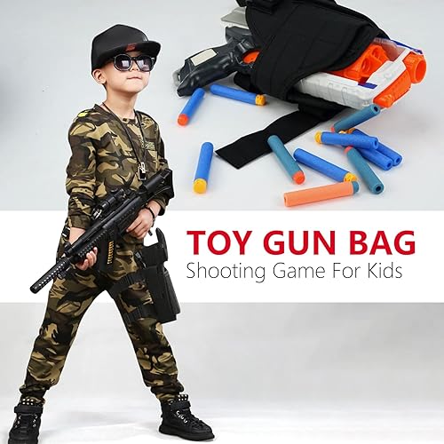 Miniatura 5 de BOROLA Funda táctica ajustable para patas compatible con Nerf Elite Series Blaster