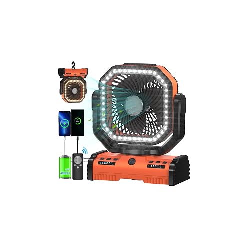 ADUST Camping Fan - 40000mAh Battery Powered Fan Battery Operated