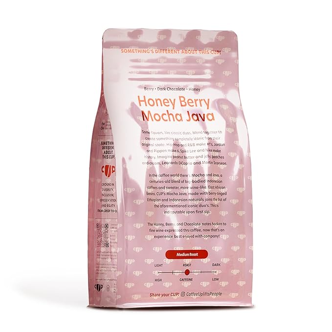 Café en Grano Coffee Uplifts People Honey Berry Mocha Java - 12 oz miniatura 9